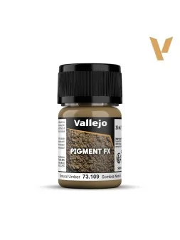 Sombra Natural Pigment Fx Vallejo 35ml (73109) de Vallejo en Pigment FX | La Cueva Roja