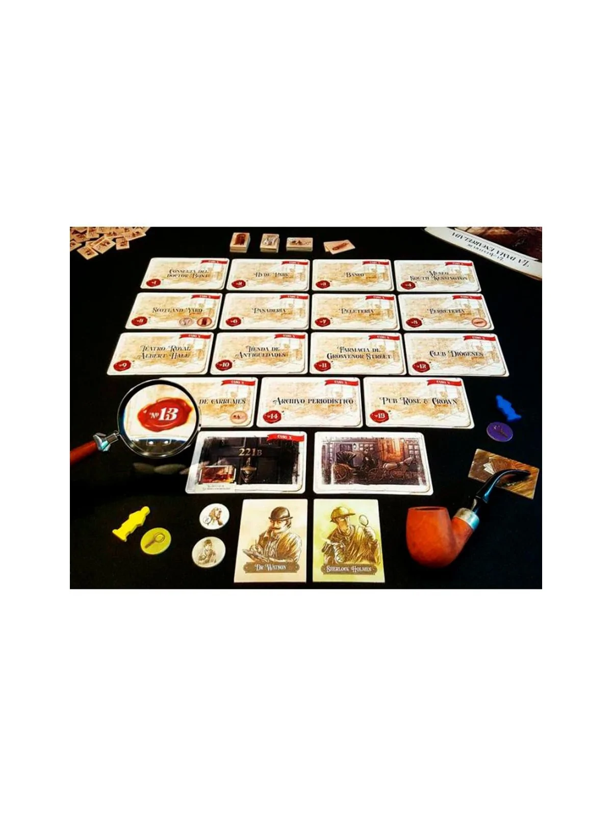 Watson & Holmes 2ª Edición de Ludonova en Juegos de Tablero | La Cueva Roja