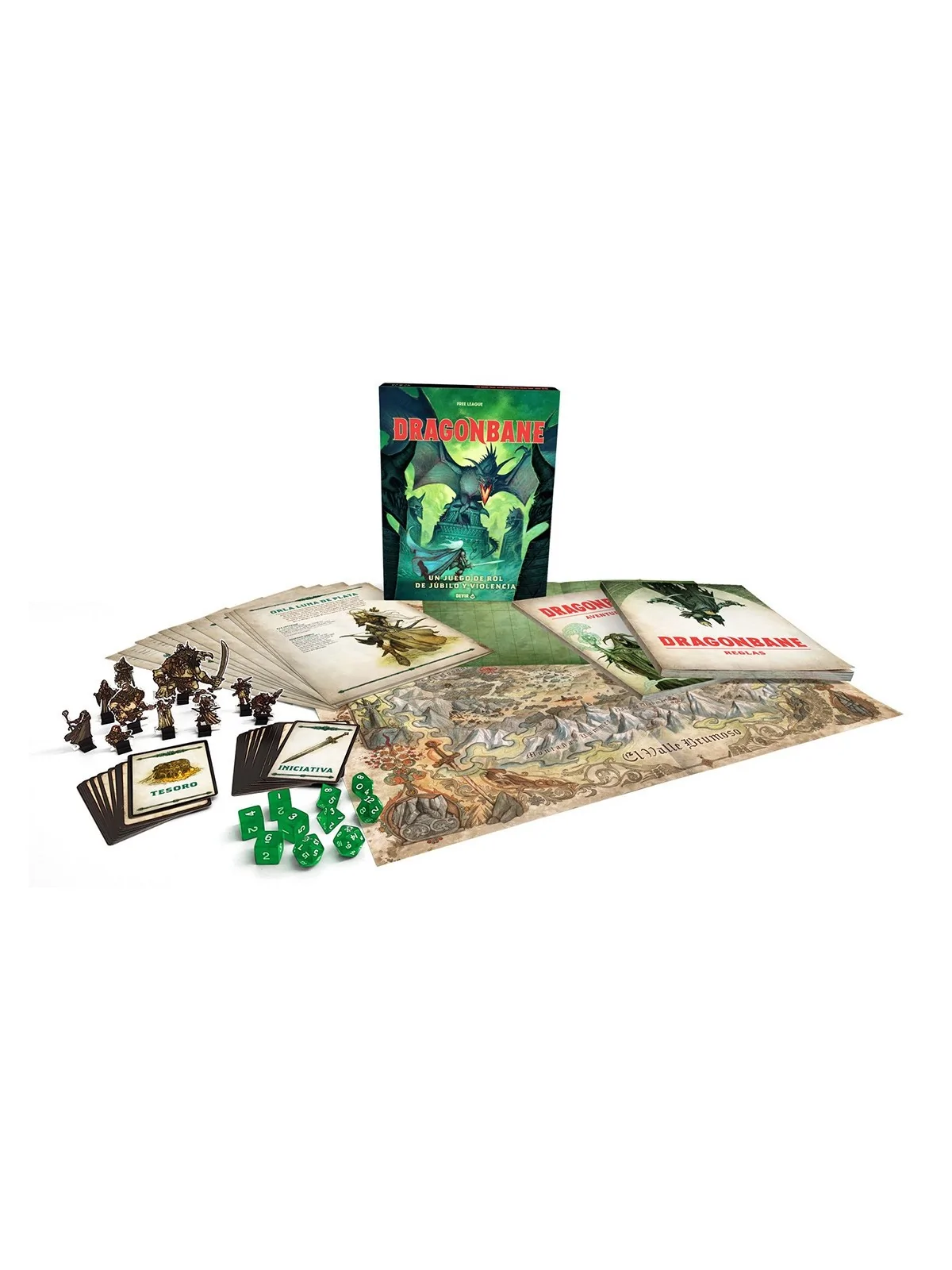 Dragonbane: Caja de Iniciación de Devir en Juegos de Rol | La Cueva Roja