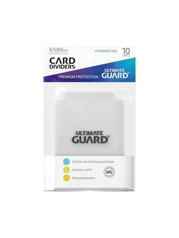 Ultimate Guard Card Dividers: Tarjetas Separadoras para Cartas Tamaño Estándar Transparente (10) de Ultimate Guard en Otros | La