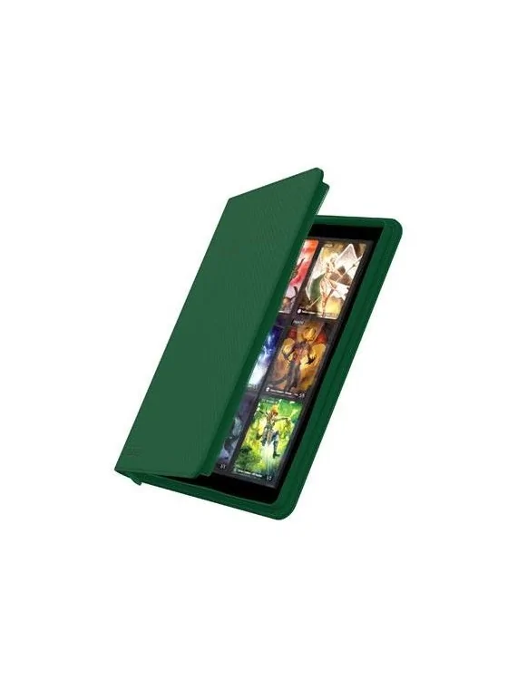 Ultimate Guard Zipfolio 360: 18-Pocket XenoSkin Verde de Ultimate Guard en Otros | La Cueva Roja