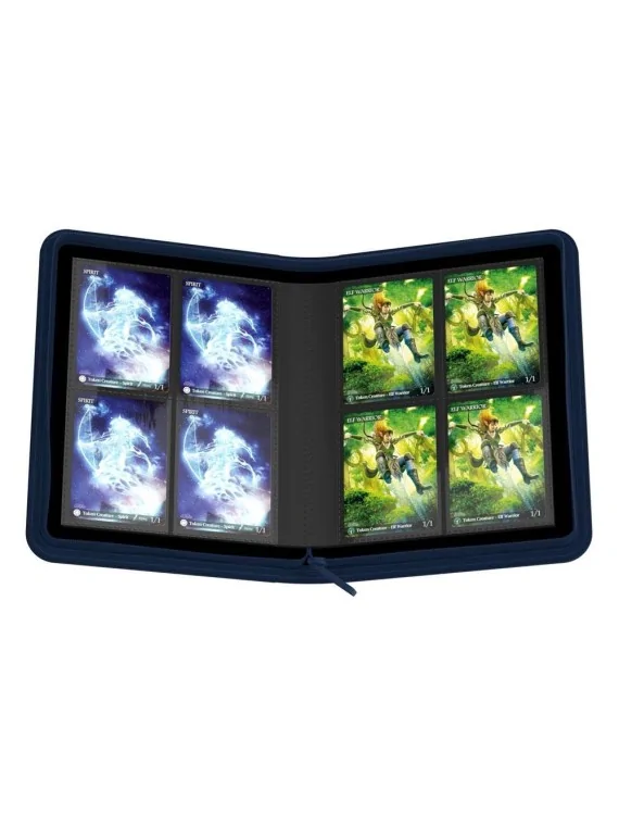 Ultimate Guard Zipfolio 160: 8-Pocket XenoSkin Azul de Ultimate Guard en Otros | La Cueva Roja