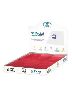 Ultimate Guard 18-Pocket Pages Side-Loading Rojo (1) de Ultimate Guard en Otros | La Cueva Roja