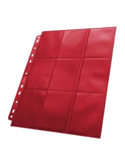 Ultimate Guard 18-Pocket Pages Side-Loading Rojo (1) de Ultimate Guard en Otros | La Cueva Roja