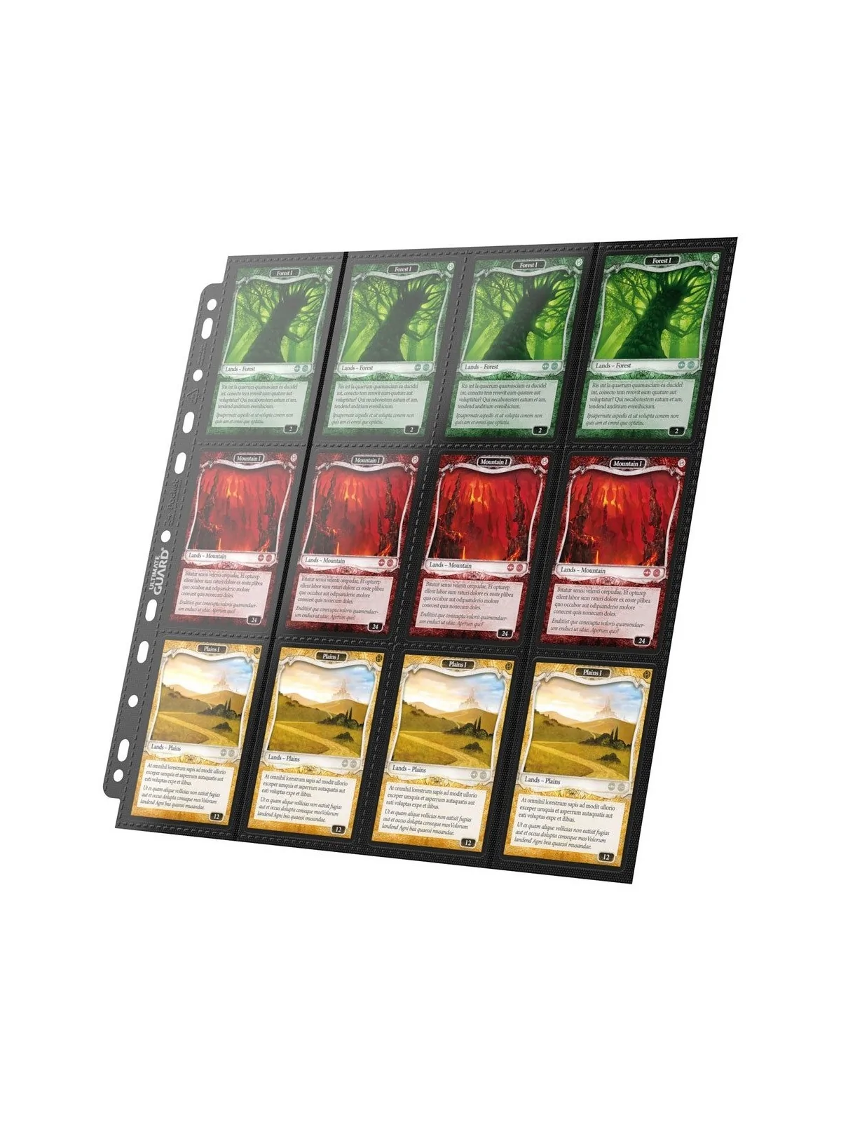 Ultimate Guard 24-Pocket QuadRow Pages Side-Loading Negro (10) de Ultimate Guard en Otros | La Cueva Roja