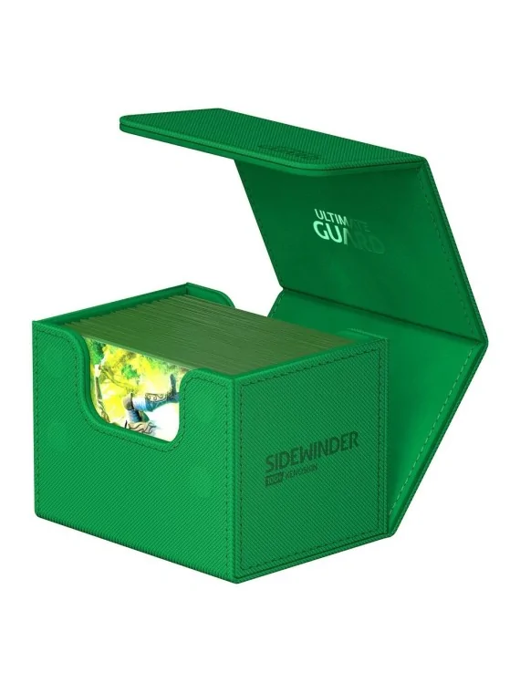Ultimate Guard Sidewinder 100+ XenoSkin Monocolor Verde de Ultimate Guard en Otros | La Cueva Roja
