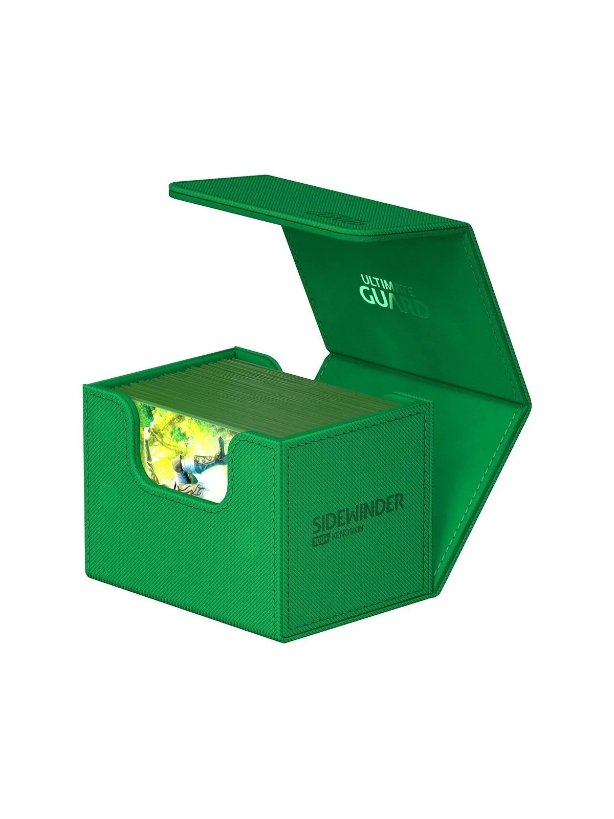 Ultimate Guard Sidewinder 100+ XenoSkin Monocolor Verde de Ultimate Guard en Otros | La Cueva Roja