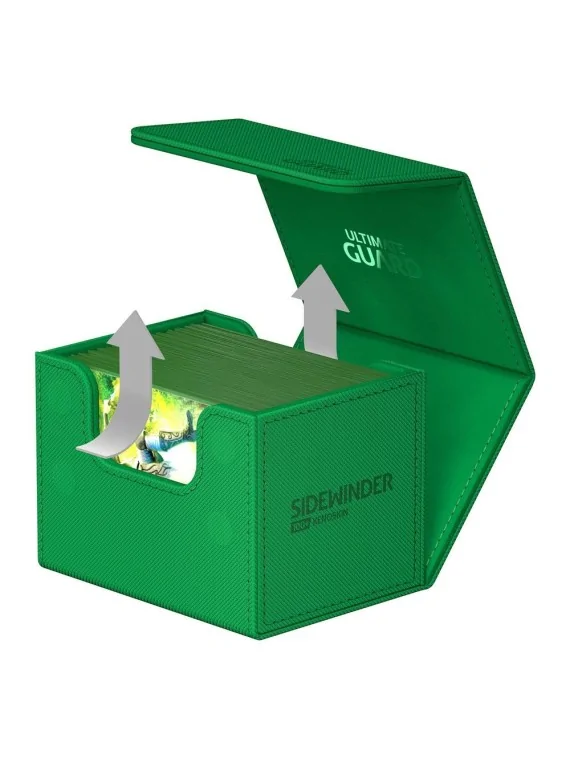 Ultimate Guard Sidewinder 100+ XenoSkin Monocolor Verde de Ultimate Guard en Otros | La Cueva Roja