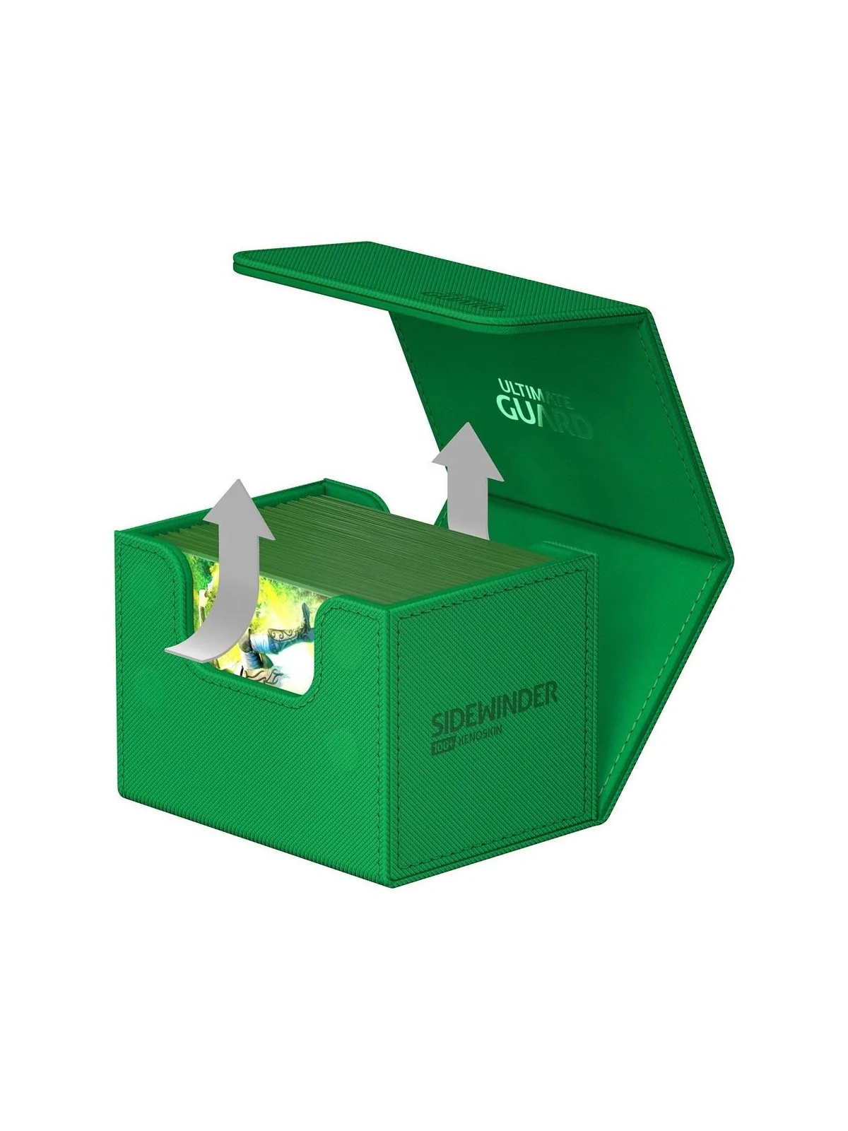 Ultimate Guard Sidewinder 100+ XenoSkin Monocolor Verde de Ultimate Guard en Otros | La Cueva Roja