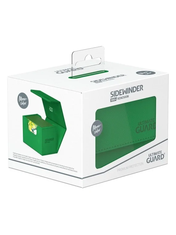 Ultimate Guard Sidewinder 100+ XenoSkin Monocolor Verde de Ultimate Guard en Otros | La Cueva Roja