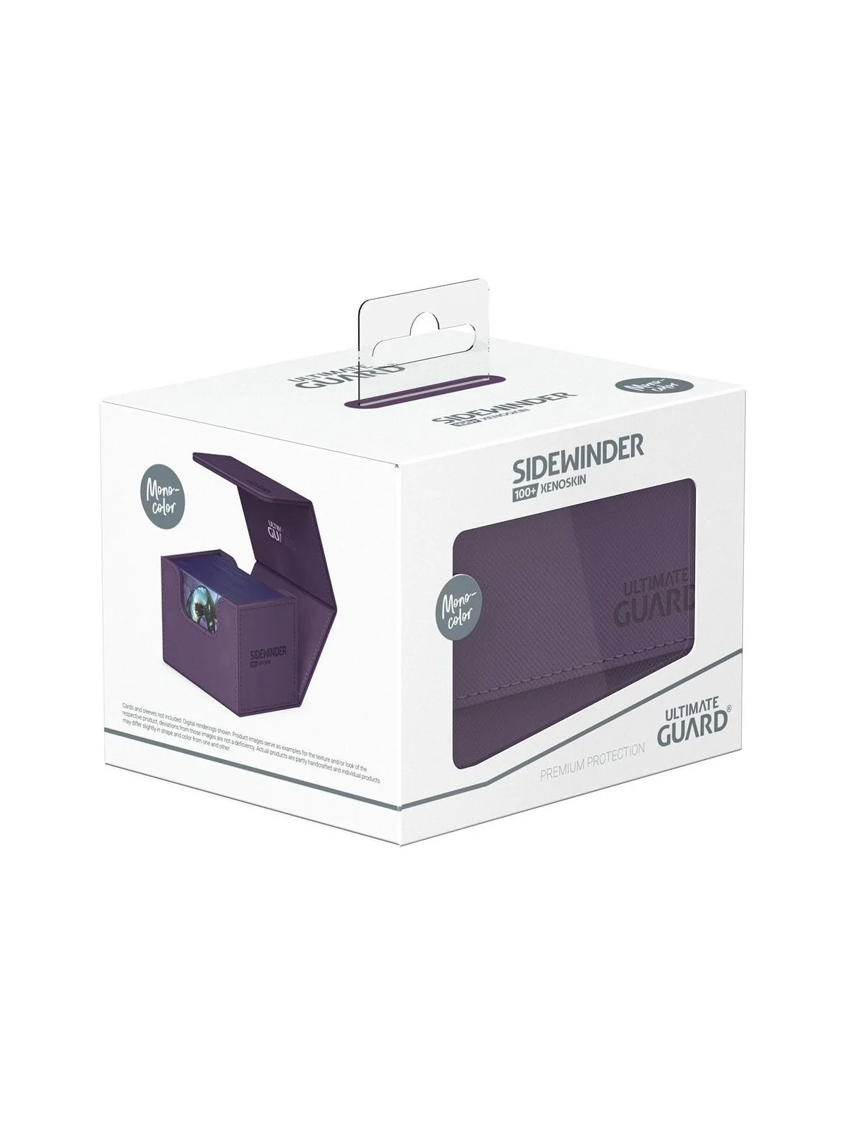 Ultimate Guard Sidewinder 100+ XenoSkin Monocolor Violeta de Ultimate Guard en Cajas para Cartas | La Cueva Roja