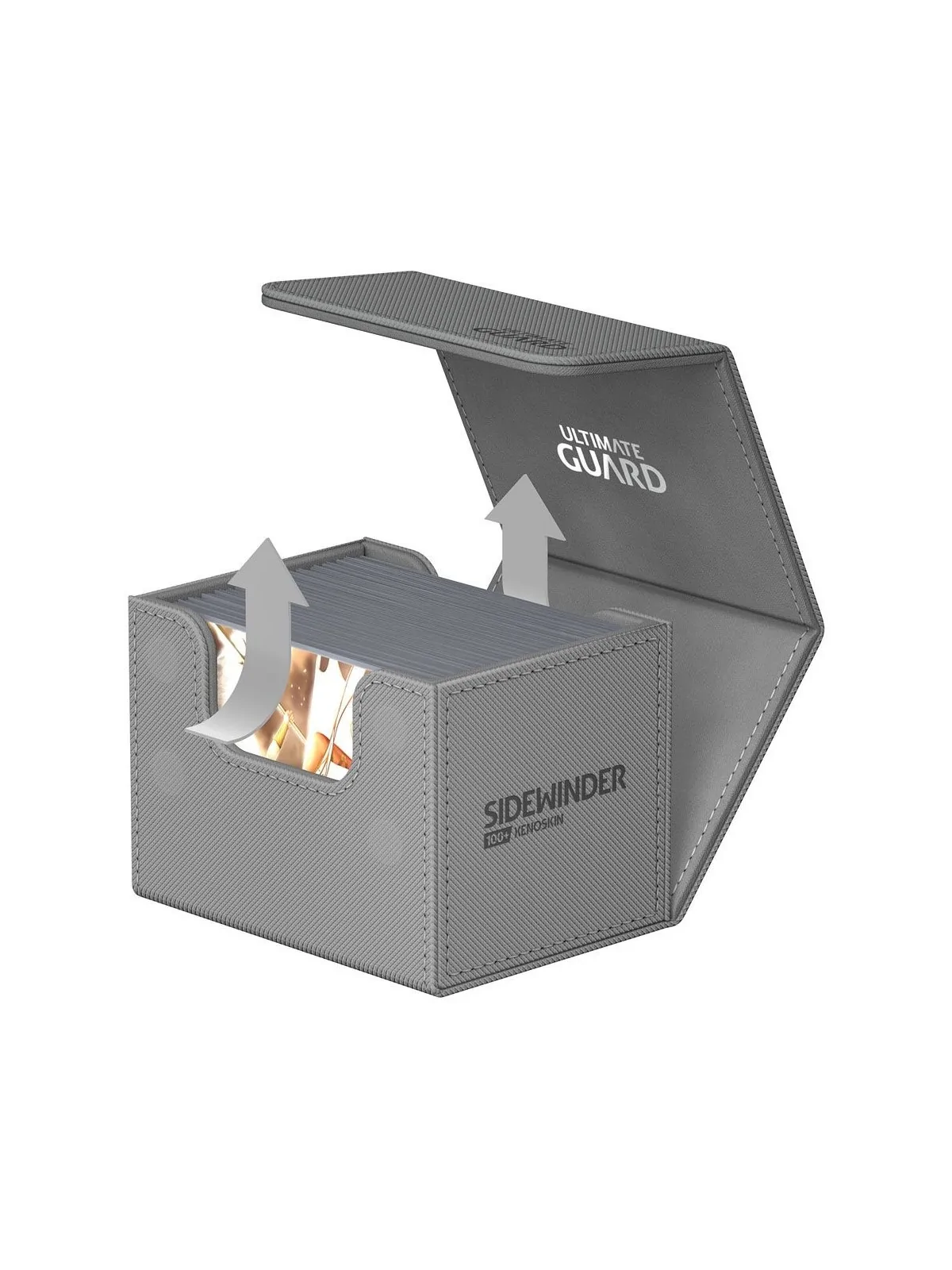 Ultimate Guard Sidewinder 100+ XenoSkin Monocolor Gris de Ultimate Guard en Cajas para Cartas | La Cueva Roja
