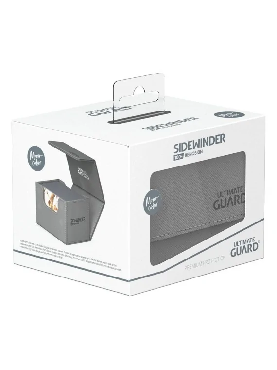 Ultimate Guard Sidewinder 100+ XenoSkin Monocolor Gris de Ultimate Guard en Cajas para Cartas | La Cueva Roja