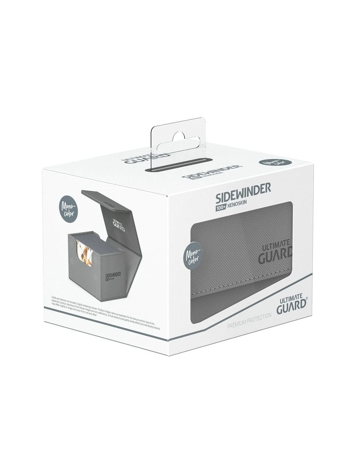 Ultimate Guard Sidewinder 100+ XenoSkin Monocolor Gris de Ultimate Guard en Cajas para Cartas | La Cueva Roja