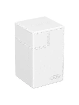 Ultimate Guard Flip'n'Tray 100+ XenoSkin Monocolor Blanco de Ultimate Guard en Cajas para Cartas | La Cueva Roja