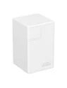 Ultimate Guard Flip'n'Tray 100+ XenoSkin Monocolor Blanco de Ultimate Guard en Cajas para Cartas | La Cueva Roja