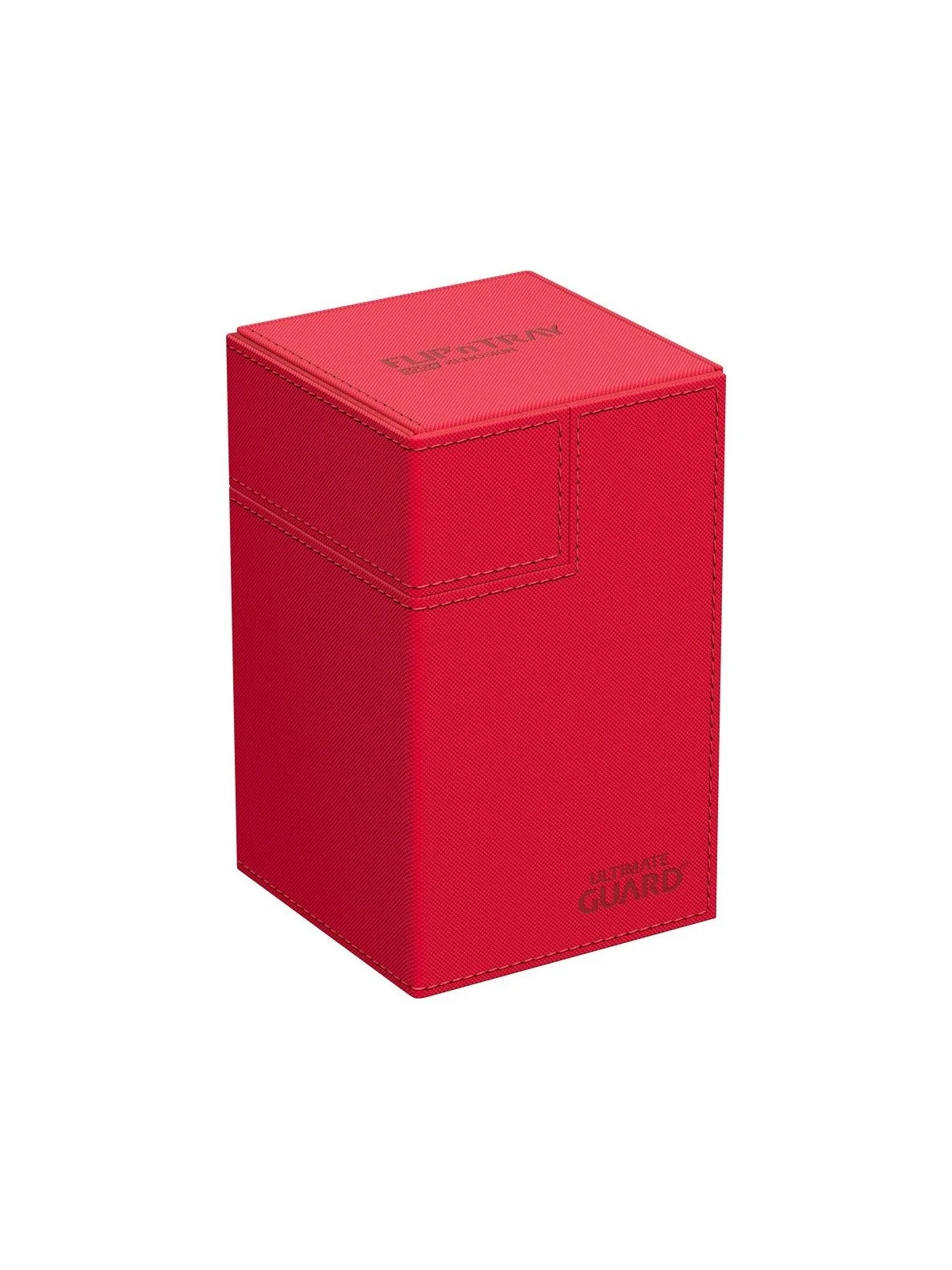 Ultimate Guard Flip'n'Tray 100+ XenoSkin Monocolor Rojo de Ultimate Guard en Cajas para Cartas | La Cueva Roja
