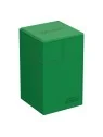 Ultimate Guard Flip'n'Tray 100+ XenoSkin Monocolor Verde de Ultimate Guard en Cajas para Cartas | La Cueva Roja