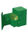 Ultimate Guard Flip'n'Tray 100+ XenoSkin Monocolor Verde de Ultimate Guard en Cajas para Cartas | La Cueva Roja