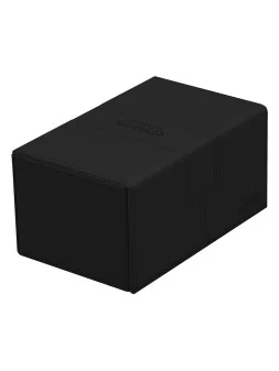 Ultimate Guard Twin Flip'n'Tray 160+ XenoSkin Monocolor Negro de Ultimate Guard en Cajas para Cartas | La Cueva Roja
