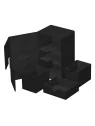 Ultimate Guard Twin Flip'n'Tray 160+ XenoSkin Monocolor Negro de Ultimate Guard en Cajas para Cartas | La Cueva Roja