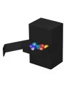Ultimate Guard Twin Flip'n'Tray 160+ XenoSkin Monocolor Negro de Ultimate Guard en Cajas para Cartas | La Cueva Roja