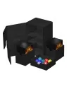 Ultimate Guard Twin Flip'n'Tray 160+ XenoSkin Monocolor Negro de Ultimate Guard en Cajas para Cartas | La Cueva Roja
