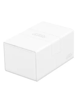 Ultimate Guard Twin Flip'n'Tray 160+ XenoSkin Monocolor Blanco de Ultimate Guard en Cajas para Cartas | La Cueva Roja