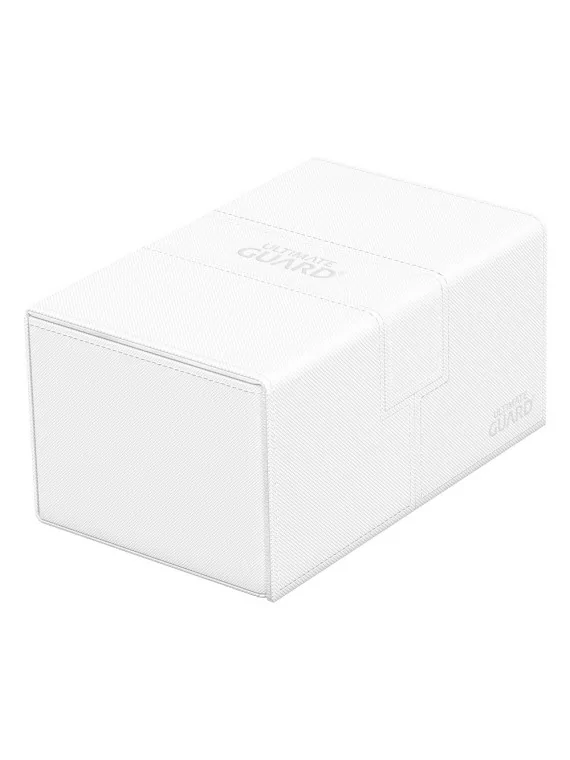 Ultimate Guard Twin Flip'n'Tray 160+ XenoSkin Monocolor Blanco de Ultimate Guard en Cajas para Cartas | La Cueva Roja