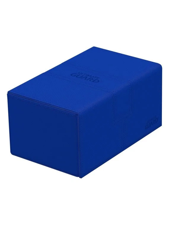 Ultimate Guard Twin Flip'n'Tray 160+ XenoSkin Monocolor Azul de Ultimate Guard en Cajas para Cartas | La Cueva Roja