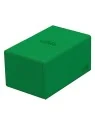 Ultimate Guard Twin Flip'n'Tray 160+ XenoSkin Monocolor Verde de Ultimate Guard en Cajas para Cartas | La Cueva Roja