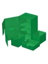 Ultimate Guard Twin Flip'n'Tray 160+ XenoSkin Monocolor Verde de Ultimate Guard en Cajas para Cartas | La Cueva Roja