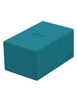 Ultimate Guard Twin Flip'n'Tray 160+ XenoSkin Monocolor Gasolina Azul de Ultimate Guard en Cajas para Cartas | La Cueva Roja