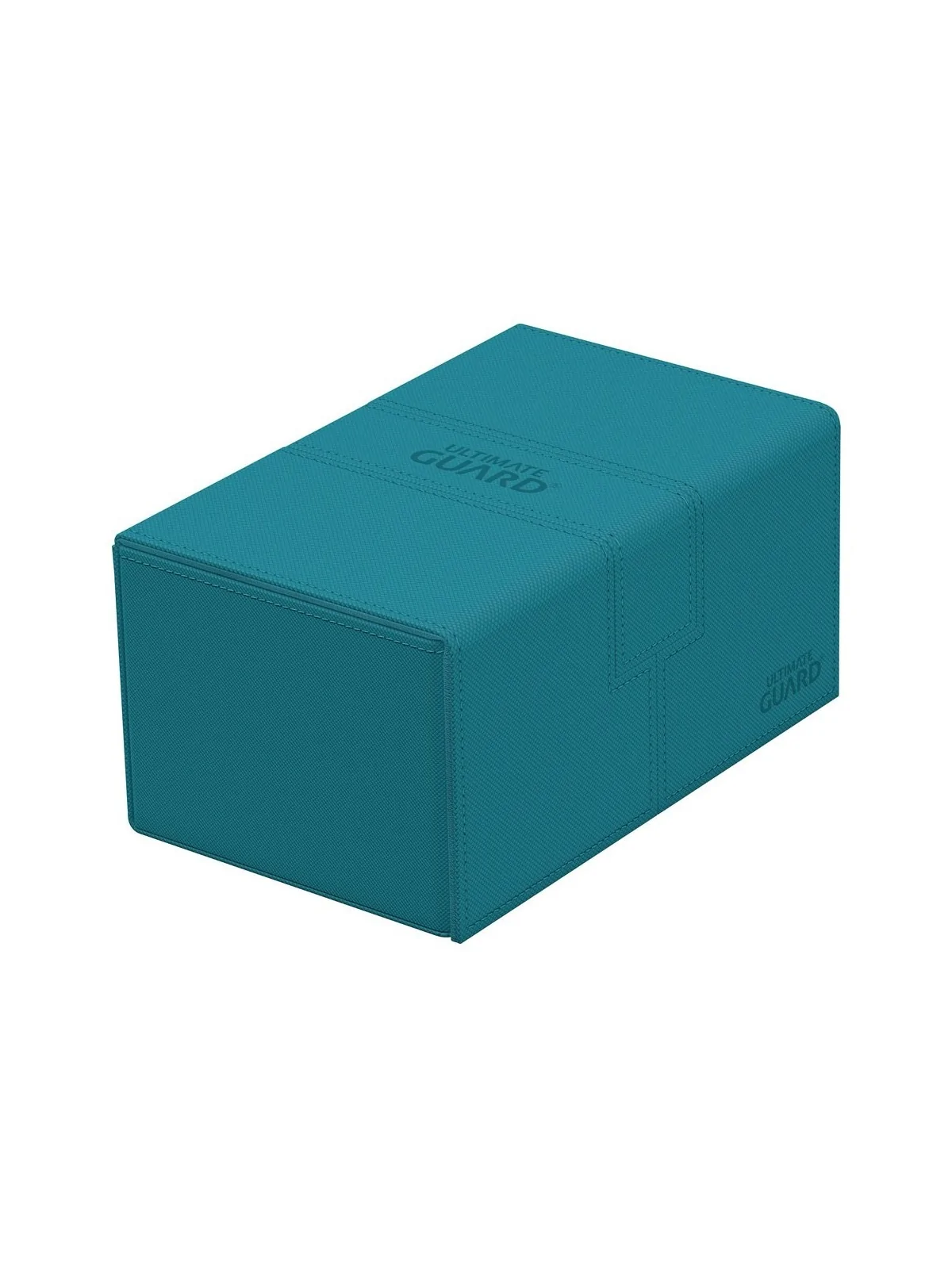 Ultimate Guard Twin Flip'n'Tray 160+ XenoSkin Monocolor Gasolina Azul de Ultimate Guard en Cajas para Cartas | La Cueva Roja