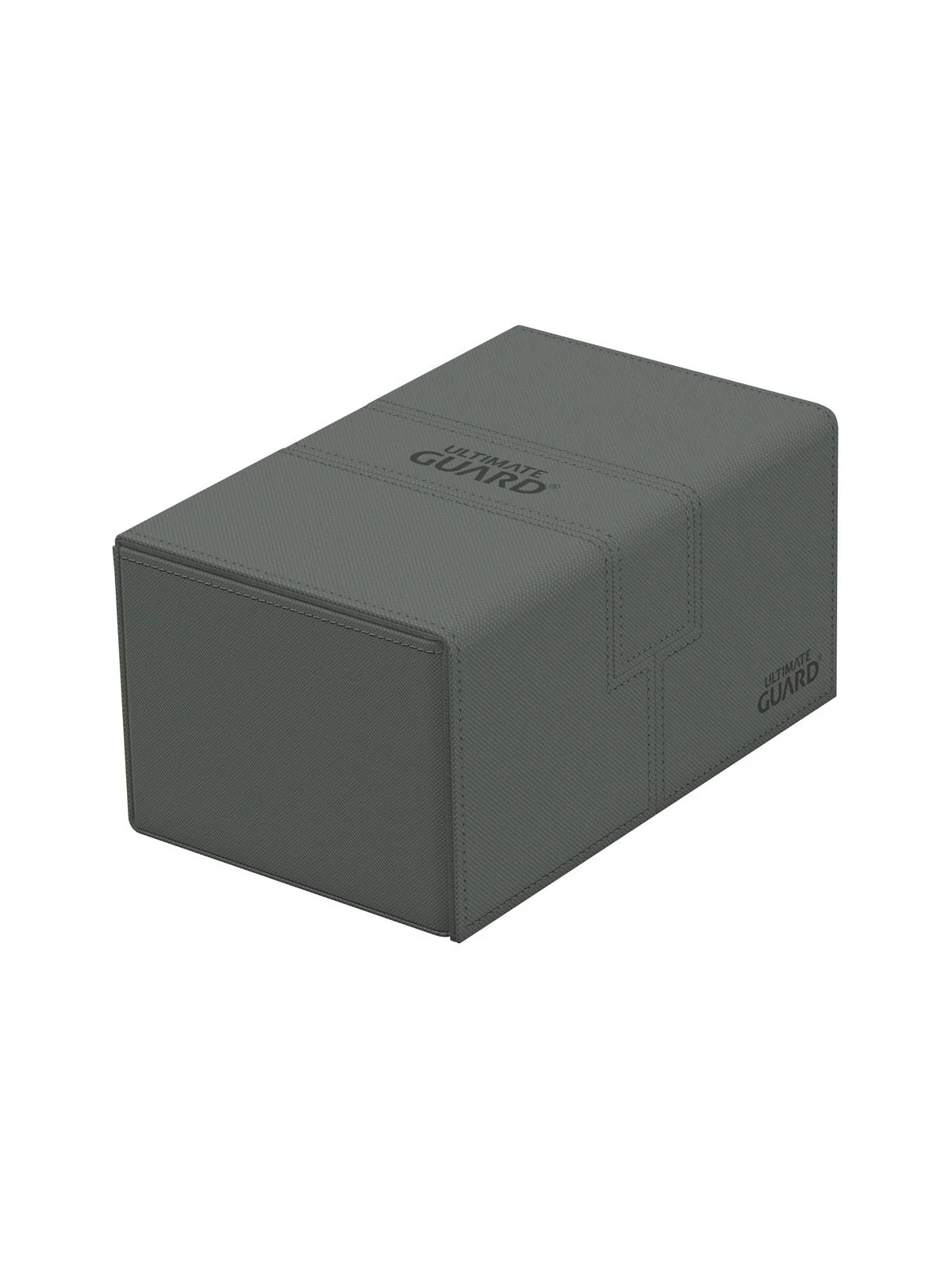 Ultimate Guard Twin Flip'n'Tray 160+ XenoSkin Monocolor Gris de Ultimate Guard en Cajas para Cartas | La Cueva Roja