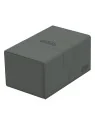 Ultimate Guard Twin Flip'n'Tray 160+ XenoSkin Monocolor Gris de Ultimate Guard en Cajas para Cartas | La Cueva Roja