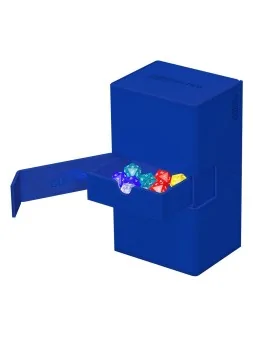 Ultimate Guard Twin Flip'n'Tray 200+ XenoSkin Monocolor Azul de Ultimate Guard en Cajas para Cartas | La Cueva Roja