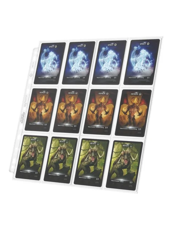 Ultimate Guard 24-Pocket QuadRow Pages Side-Loading Transparente (10) de Ultimate Guard en Cajas para Cartas | La Cueva Roja