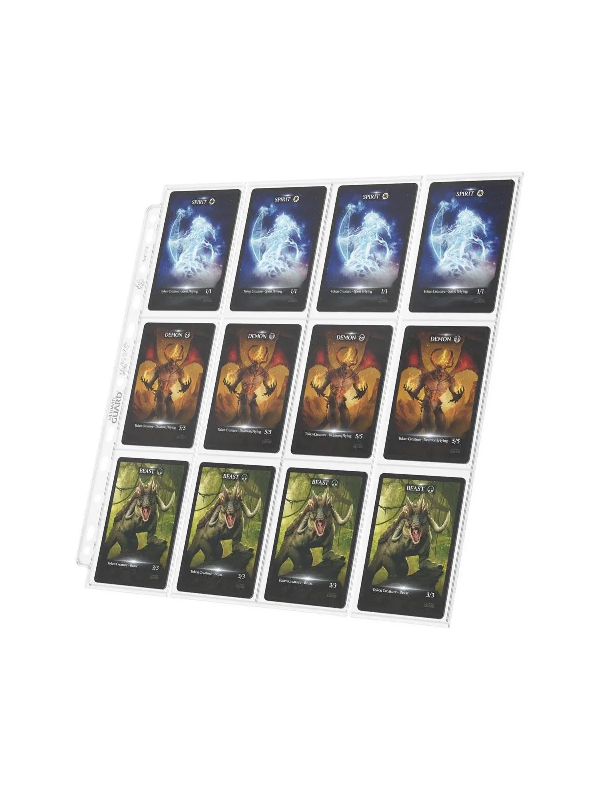 Ultimate Guard 24-Pocket QuadRow Pages Side-Loading Transparente (10) de Ultimate Guard en Cajas para Cartas | La Cueva Roja