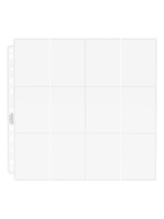 Ultimate Guard 24-Pocket QuadRow Pages Side-Loading Transparente (10) de Ultimate Guard en Cajas para Cartas | La Cueva Roja
