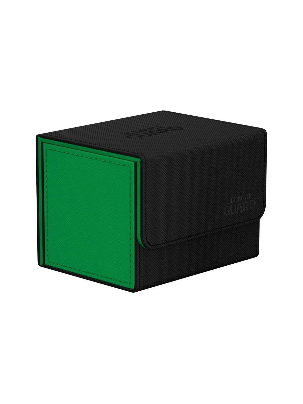 Ultimate Guard Sidewinder 100+ XenoSkin SYNERGY Negro/Verde de Ultimate Guard en Cajas para Cartas | La Cueva Roja