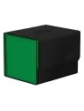 Ultimate Guard Sidewinder 100+ XenoSkin SYNERGY Negro/Verde de Ultimate Guard en Cajas para Cartas | La Cueva Roja