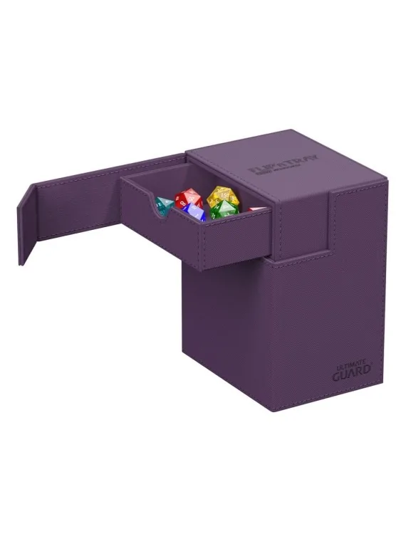 Ultimate Guard Flip'n'Tray 133+ XenoSkin Violeta de Ultimate Guard en Cajas para Cartas | La Cueva Roja