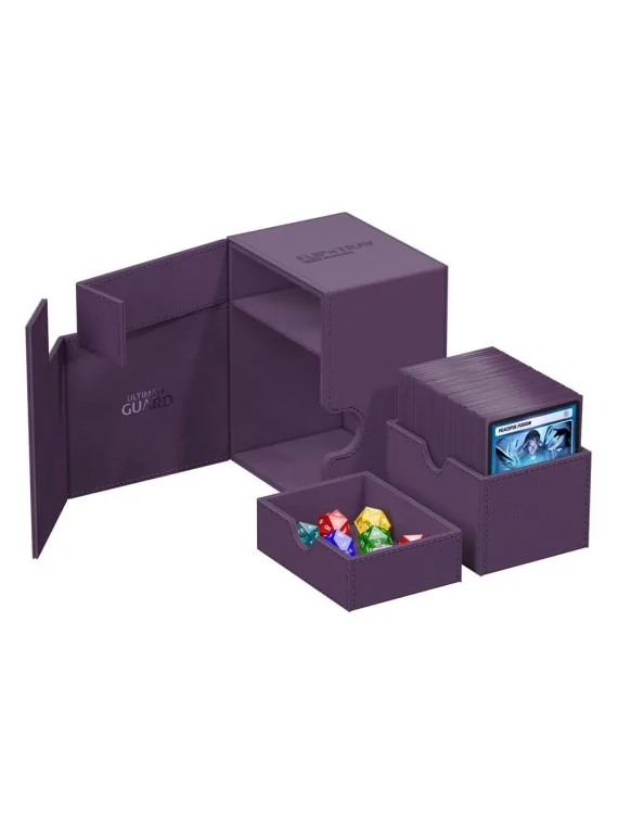Ultimate Guard Flip'n'Tray 133+ XenoSkin Violeta de Ultimate Guard en Cajas para Cartas | La Cueva Roja