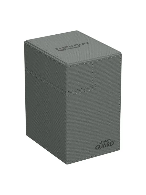 Ultimate Guard Flip'n'Tray 133+ XenoSkin Gris de Ultimate Guard en Cajas para Cartas | La Cueva Roja