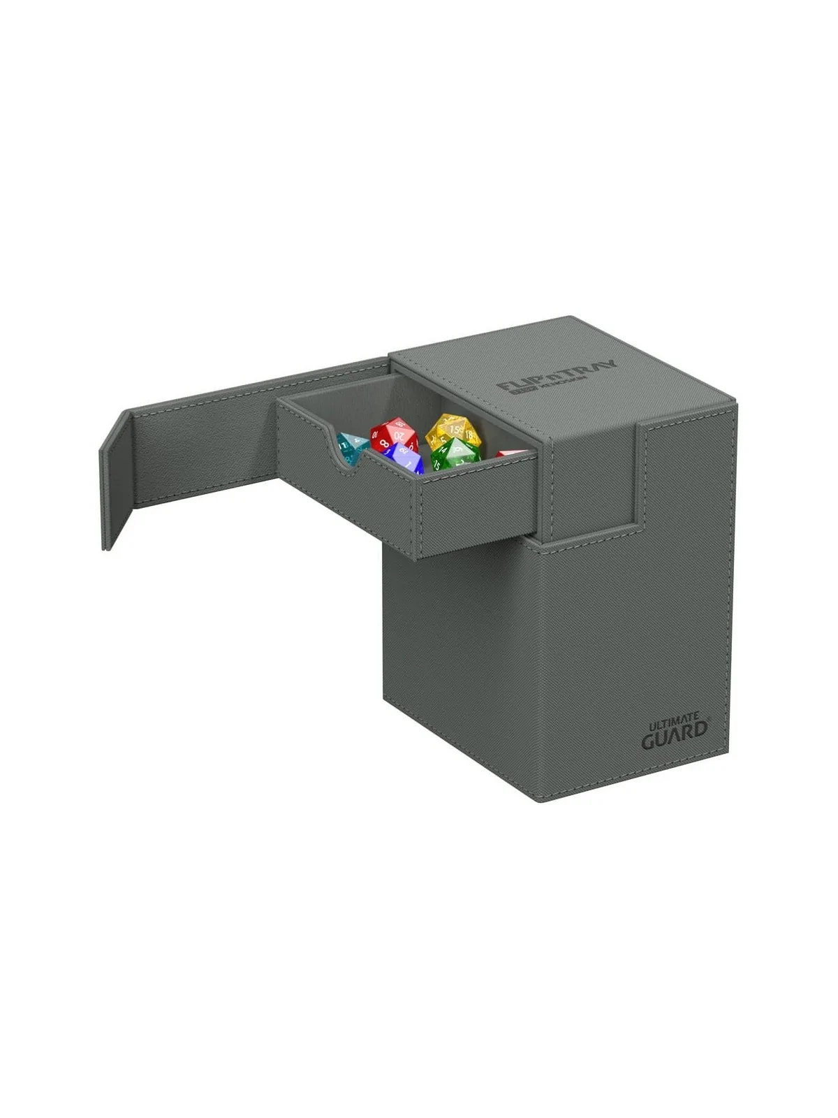Ultimate Guard Flip'n'Tray 133+ XenoSkin Gris de Ultimate Guard en Cajas para Cartas | La Cueva Roja