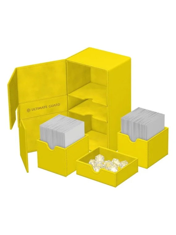 Ultimate Guard Twin Flip'n'Tray 200+ Xenoskin Summer Edition 2025 (Dandelion) de Ultimate Guard en Cajas para Cartas | La Cueva 