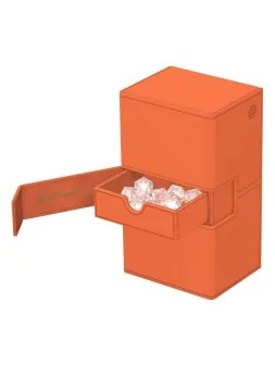 Ultimate Guard Twin Flip'n'Tray 200+ Xenoskin Summer Edition 2025 (Peach) de Ultimate Guard en Cajas para Cartas | La Cueva Roja