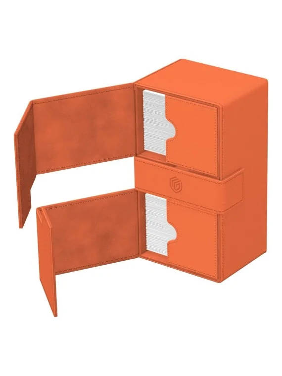 Ultimate Guard Twin Flip'n'Tray 200+ Xenoskin Summer Edition 2025 (Peach) de Ultimate Guard en Cajas para Cartas | La Cueva Roja
