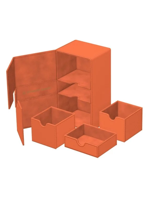 Ultimate Guard Twin Flip'n'Tray 200+ Xenoskin Summer Edition 2025 (Peach) de Ultimate Guard en Cajas para Cartas | La Cueva Roja